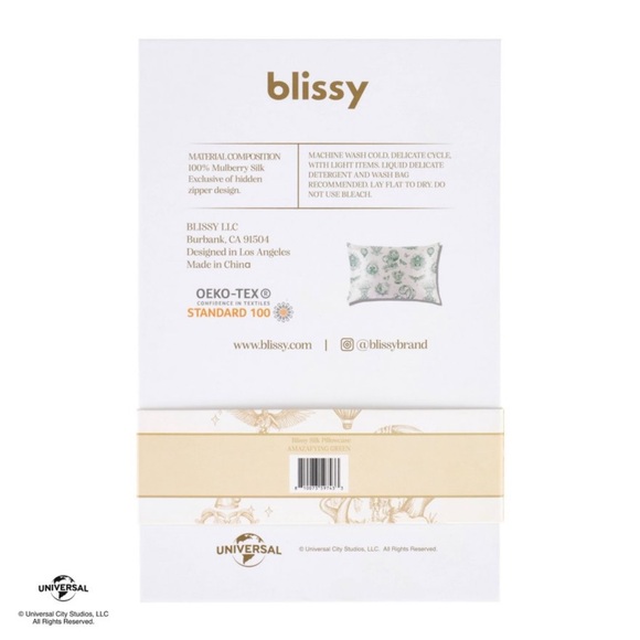 NWT Blissy X Wicked: For Good Katie Kime Amazafying Green Pillowcase - Picture 4 of 4